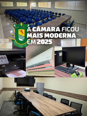 A câmara ficou mais moderna em 2025