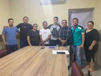 Presidente Júnior Souza recebe direção da Associação dos Estudantes do Nível Técnico e Superior – AENTS